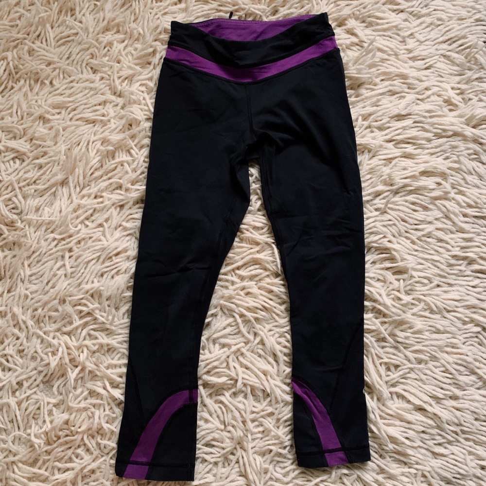 Lululemon Cropped Black Leggings